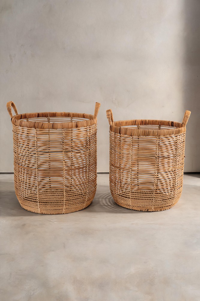 Cesto Rattan MERU Set x2